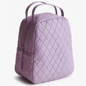 Vera Bradley Premium cotton lilac lunch bag purple rhapsody quilted bag